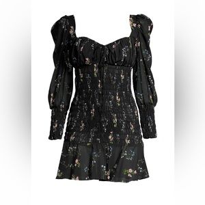 For Love and Lemons Dixon Floral Smocked Dress